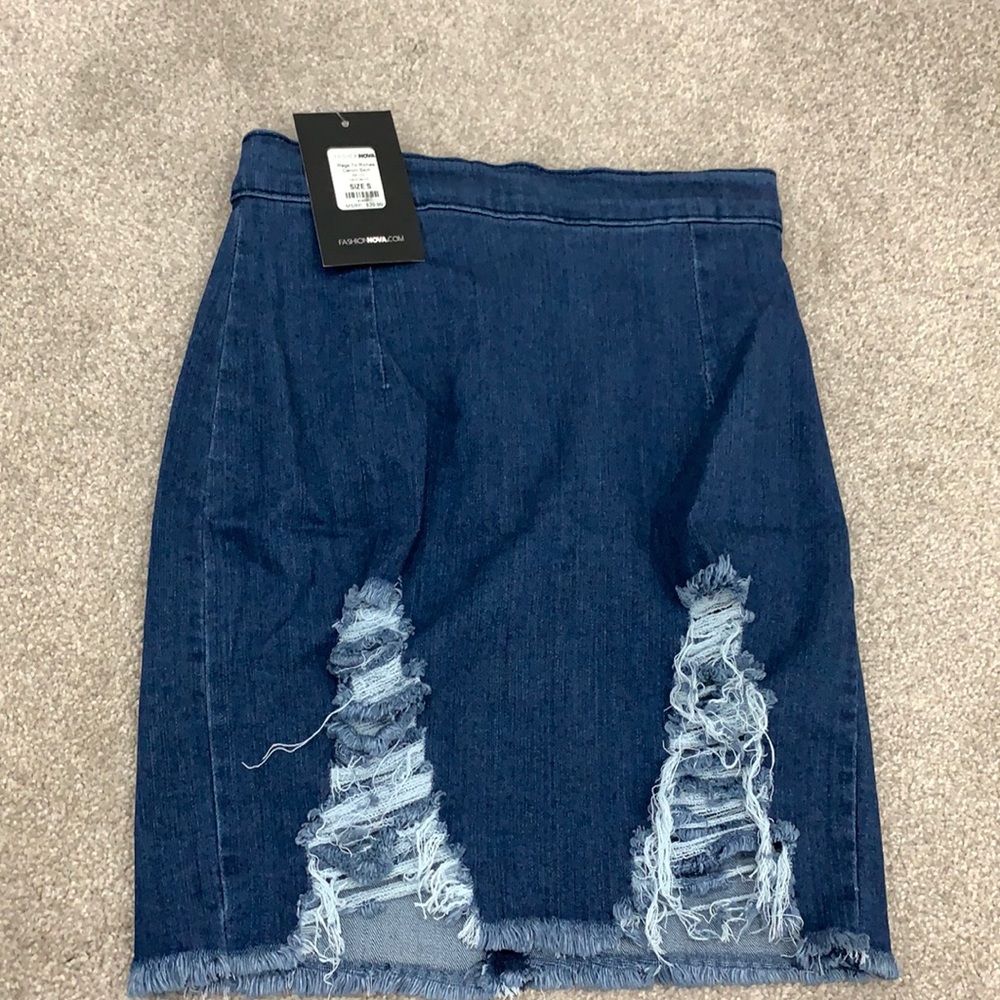 Fashion Nova Denim Skirt